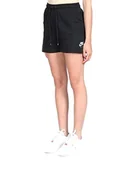 Spodenki damskie - NIKE Nike Szorty damskie W Nsw Air Short Flc Hr czarny czarny/biały XS 26766_464557 - miniaturka - grafika 1