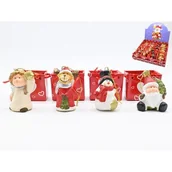 Ozdoby bożonarodzeniowe - Zawieszka świąteczna 7 x 3 x 4 cm mix wzorów - miniaturka - grafika 1