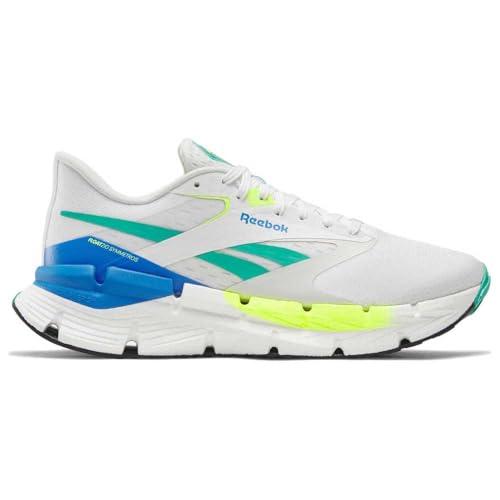 Reebok Męskie trampki FLOATZIG SYMMETROS, białe/UNLEASHEDGREEN/KINEBLUE, 39 EU, Biały Unleashedgreen Kineblue, 39 EU