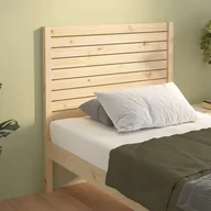 Inne meble do sypialni - Lumarko Wezgłowie łóżka, 96x4x100 cm, lite drewno sosnowe - miniaturka - grafika 1