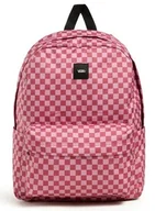 Plecaki - Plecak młodzieżowy Vans Old Skool Check Backpack - mauve wood - miniaturka - grafika 1