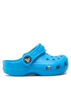 Buty dla chłopców - Crocs Klapki Classic Clog T 206990 Niebieski - miniaturka - grafika 1
