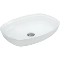 Umywalki - Mexen Araks szklana umywalka nablatowa 54 x 39 cm, biała - 24155430 - miniaturka - grafika 1