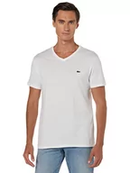 Koszulki męskie - Lacoste T-shirt męski, Blanc, 6XL - miniaturka - grafika 1