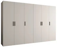 Szafy - Szafa uchylna otwierana BARI 1 300 wys. 202 cm Kaszmir + u. Czarny - miniaturka - grafika 1