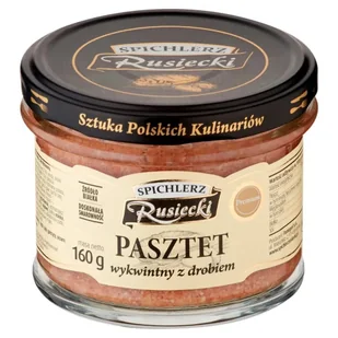 Spichlerz Rusiecki pasztet wykwintny z drobiem 160g - Szybkie dania obiadowe - miniaturka - grafika 1