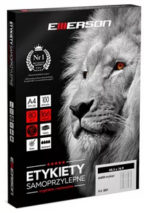 Emerson Etykiety 66,0 x 33,8 (24) - Etykiety do drukarek - miniaturka - grafika 1