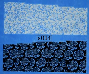 Naklejki wodne na paznokcie - nr S014 - Ozdoby do paznokci - miniaturka - grafika 1