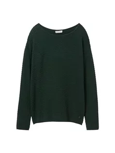 Swetry damskie - TOM TAILOR Sweter damski, 10771 - Dark Pine Green, XXS - grafika 1