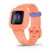 Smartwatch - Garmin Vivofit Junior 3 Peach Leopard 010-02441-04 - miniaturka - grafika 1