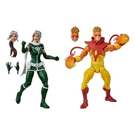 Figurki dla dzieci - Hasbro, zestaw figurek  Marvel Legends - X-Men 2-Pack Rogue & Pyro - miniaturka - grafika 1