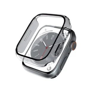 Crong Hybrid Watch Case - Etui ze szkłem Apple Watch 41mm (Clear) - Akcesoria do smartwatchy - miniaturka - grafika 3