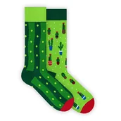 Skarpetki męskie - Zabawne Skarpetki W Kaktusy - Sockulent - 44-46 - miniaturka - grafika 1