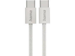 Kabel USB-C HAMA Data Fabric 1m Szary - Kable - miniaturka - grafika 1