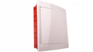 Rozdzielnie elektryczne - Rozdzielnica teletechniczna 2x12 podtynkowa IP40, pleksa i gniazdo /pełne wycięcie/ 90913524 - miniaturka - grafika 1