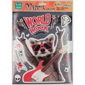 Zabawki kreatywne - Stnux Naklejki winylowe zwierzaki - Szop rock - miniaturka - grafika 1