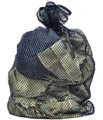 Akcesoria turystyczne - Siatka Turystyczny Worek na Pranie Bieliznę Czarny - miniaturka - grafika 1