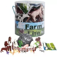 Lalki dla dziewczynek - Zestaw Figurki Zwierzęta Farma 34 Szt. Lumarko! - miniaturka - grafika 1