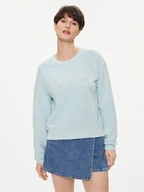 Bluzy damskie - Pepe Jeans Bluza Lana PL581430 Niebieski Regular Fit - miniaturka - grafika 1