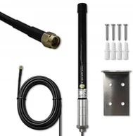 Anteny Wi Fi - Antena 4G LTE Qoltec 15dBi dookólna zewnętrzna SMA włókno szklane - miniaturka - grafika 1