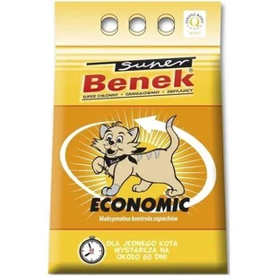 Certech Certech Super Benek Economic Bentonitowy Żwirek Dla Kota 25 l - Żwirek dla kotów - miniaturka - grafika 1