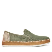 Półbuty damskie - Półbuty Rieker CEO-L7873-52 Zielony - miniaturka - grafika 1