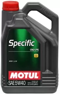 Oleje silnikowe - Motul Specific CNG/LPG 5W-40 5L - miniaturka - grafika 1