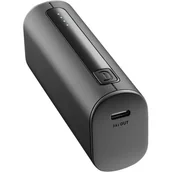 Powerbanki - Powerbank CELLULARLINE Thunder 5000mAh 12W Czarny - miniaturka - grafika 1
