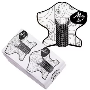 Molly Lac Szablony formy do przedłużania paznokci salonowe plastikowe do żelu akrylożelu MollyLac Emblem 250 szt - Sztuczne paznokcie i akcesoria - miniaturka - grafika 1