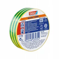 Taśmy izolacyjne i naprawcze - Pro Taśma elektroizol.5000v pcw 10m:15mm zielono-żółta h5394704) H5398880 - miniaturka - grafika 1