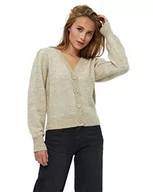 Swetry damskie - Minus Damski sweter z dzianiny Ditta, Oyster Grey Melange, XXL - miniaturka - grafika 1