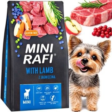 DOLINA NOTECI Rafi Mini  karma sucha dla psa z jagnięciną 3kg