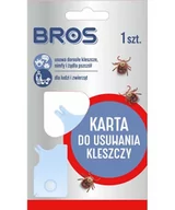 Zwalczanie i odstraszanie szkodników - BROS Karta do usuwania kleszczy, 1 szt. - miniaturka - grafika 1