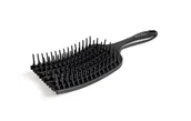 Szczotki i grzebienie do włosów - FOX, szczotka do włosów z elastomeru, czarna - miniaturka - grafika 1