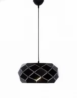 Lampy sufitowe - Lumina Deco Deco LAMPA WISZĄCA CZARNA ROKKA - miniaturka - grafika 1