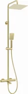 Zestawy prysznicowe - Deante Deszczownica z baterią wannową termostatyczną złoto NAC_R1HT - miniaturka - grafika 1