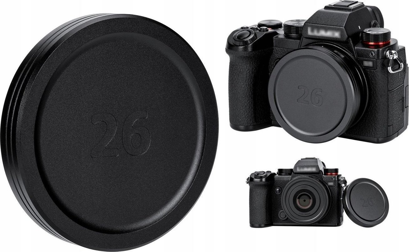 Dekielek JJC Dekielek Dekiel Zaślepka Osłona Obiektyw Panasonic Lumix S 26mm f/8 S-R26 / LC-SR26