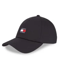 Czapki męskie - Czapka z daszkiem Tommy Jeans Tjm Heritage Core Cap AM0AM12933 Czarny - miniaturka - grafika 1