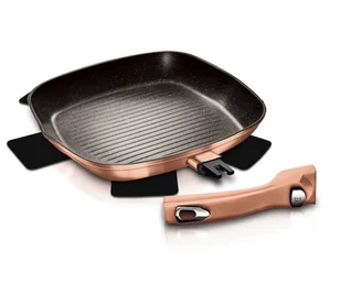 Berlinger Haus Patelnia Lumarko Patelnia grillowa 28cm rose gold bh-1950 BH-1950 Kinghoff - Patelnie - miniaturka - grafika 5