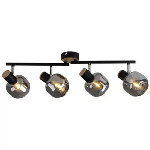 Näve Lampa sufitowa 1350222 z 4 kloszami dymione szkło - Lampy sufitowe - miniaturka - grafika 1