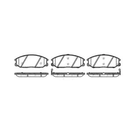 Klocki hamulcowe - Klocki hamulcowe - komplet ROADHOUSE 2771.12 - miniaturka - grafika 1