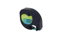 Etykiety do drukarek - Zamiennik taśmy DYMO 91204 12mm zielona/czarny S0721640 - miniaturka - grafika 1