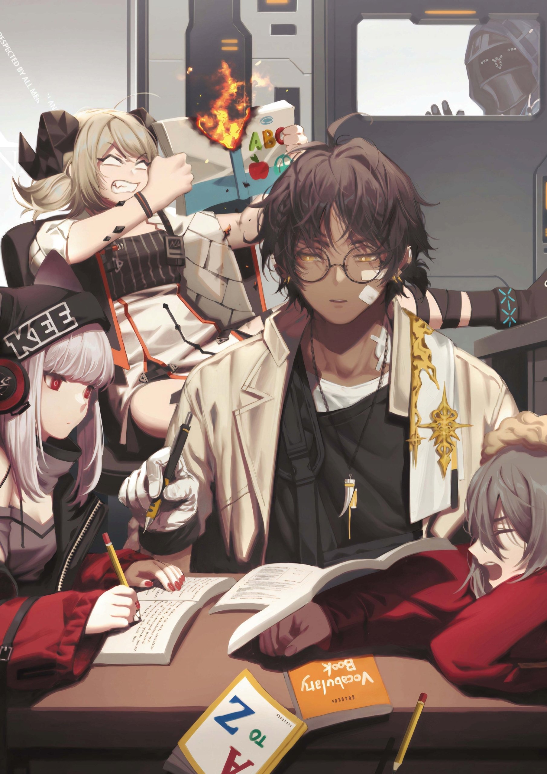 Plakat A1 gra anime Arknights
