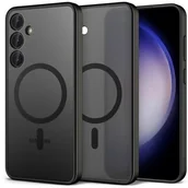 Etui i futerały do telefonów - Etui SAMSUNG GALAXY S24 Tech-Protect Magmat MagSafe Matte czarne - miniaturka - grafika 1