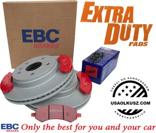 Przednie klocki EXTRA DUTY ED + tarcze hamulcowe EBC seria PREMIUM Chrysler Aspen - Tarcze hamulcowe - miniaturka - grafika 1