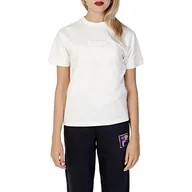 Koszulki i topy damskie - FILA Damska koszulka Braila Tee, Egret, XS - miniaturka - grafika 1