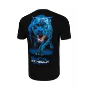 Koszulki sportowe męskie - Pit Bull T-shirt Koszulka In Blue Black - miniaturka - grafika 1