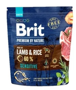 BRIT Premium By Nature Sensitive Lamb 1kg + niespodzianka dla psa GRATIS! - Sucha karma dla psów - miniaturka - grafika 2