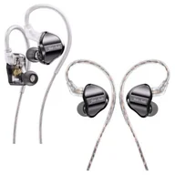 Słuchawki - FiiO Dynamiczne Przewodowe Słuchawki Dokanałowe Iem JD1 Czarne - miniaturka - grafika 1