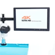 Mikroskopy i lupy - Wyświetlacz Do Mikroskopu Stereoskopowego Cyfrowego HDMI&VGA 10 cali Techrebal - miniaturka - grafika 1